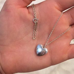 Tiffany & Co heart locket pendant
